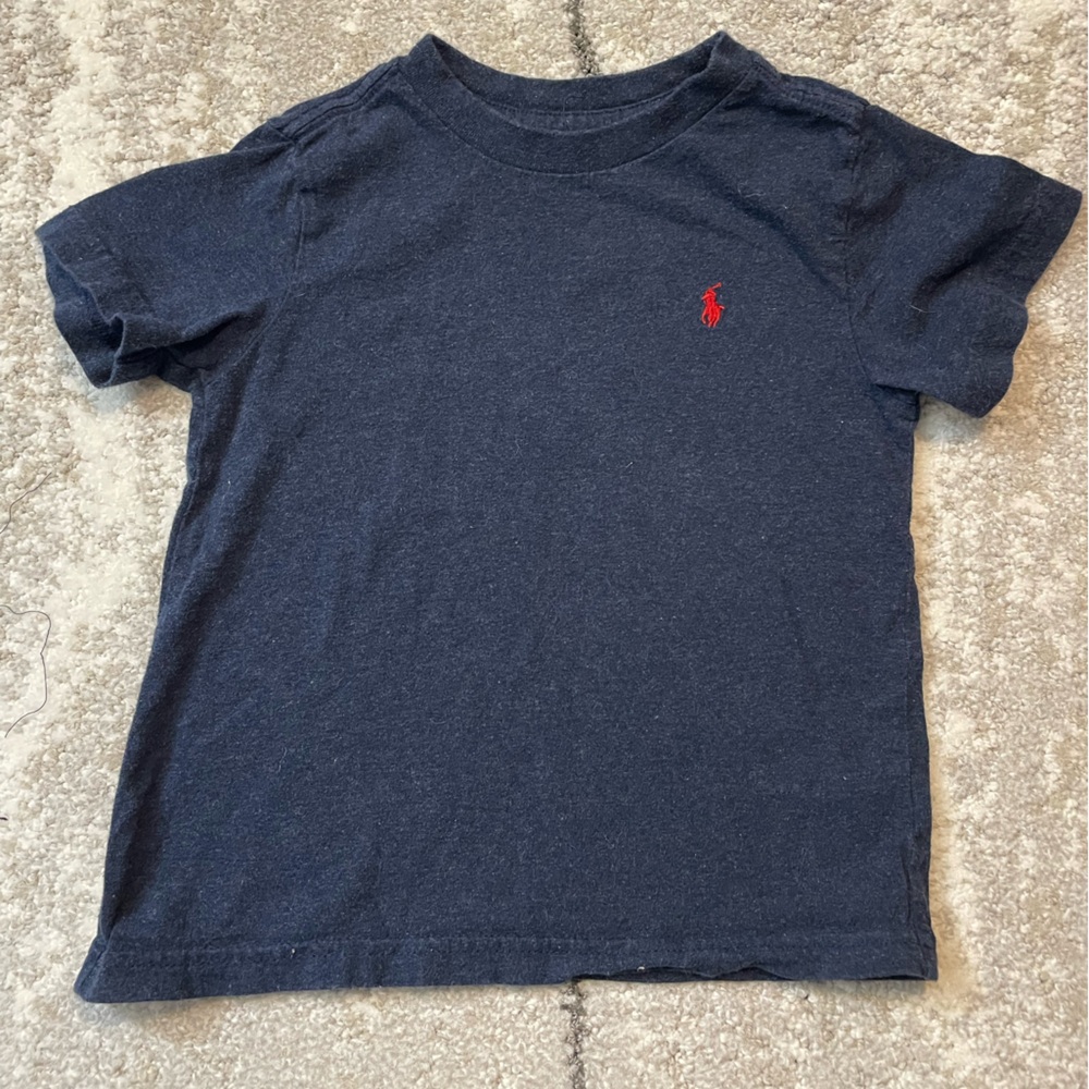Polo by Ralph Lauren Dark Blue‎ Kids Tee Red Pony
